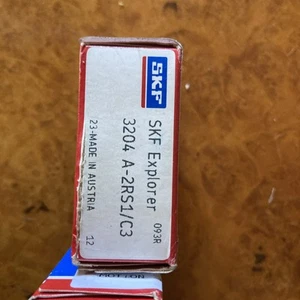SKF 3204 A 2RS1 C3 CUSCINETTO A SFERA CONTATTO ANGOLARE, GOMMA SIGILLATA 20x47x20,6 mm - Foto 1 di 7