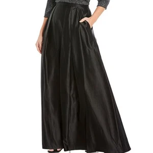 NWOT ***Small FLAW*** Alex Evenings Ballgown Black Skirt Pockets S Small - Picture 1 of 5