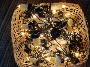 Vintage Kurt Adler flackernde Klemmkerzen Weihnachtsbaumbeleuchtung x 2 Sets - Bild 1 von 9