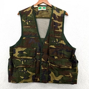 Game Winner Sportswear Camouflage Hunting Fishing Vest Men's Large Pockets - Picture 1 of 19