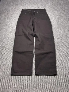 Dickies Carpenter Jeans Mens 30x30 Black Relaxed Fit Straight Leg Work Pants - Picture 1 of 7