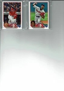 2023 Topps Baseball Serie 1 & 2 Cleveland Guardians Team Set (26) Basiskarten - Bild 1 von 5
