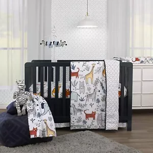 Carter's Safari Party 3-Piece Crib Bedding Set - Picture 1 of 5