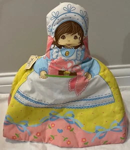 Vintage Tea Cozy Heartline A Hallmark Co. Megan 1984 Girl Doll 80's Poly Cotton - Picture 1 of 11