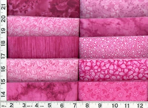 I Love Rosa Jelly Roll 40 - 2,5" Streifen Quilten & Nähen Stoff - Bild 1 von 1