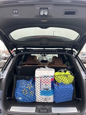 Rear Trunk Envelope Style Mesh Organizer Cargo Net for INFINITI QX60 2022-2026 — 第 1/4 张图片