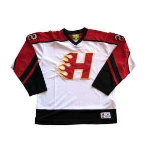 HUF Worldwide "Enforcer Hockey" Long Sleeve Jersey (White) T-Shirt - Picture 1 of 4