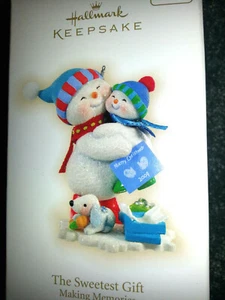 Hallmark Andenken 2009 Die Süßeste Geschenk Machen #2 Weihnachten Ornament - Bild 1 von 8