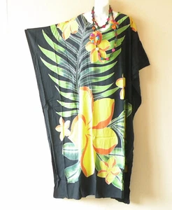 KD438 Batik Hand Painted Batwing Kaftan Dolman Women Abaya Maxi Dress Up to 7X - Picture 1 of 4