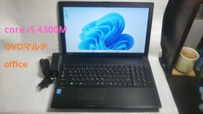 Toshiba Dynabook B554/K Core i5-4300M 2.60GHz HDD 320GB RAM 4GB 15.6 Inch Wide - Image 1 of 4