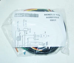 Elektrische Anlage Wiring Benelli 175 Normal 1962 Schaltplan - Picture 1 of 1
