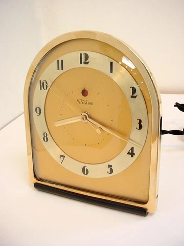 Ex condition Vintage c.1936-37 Telechron "Embassy" 4F67 Modern Frame OVERHAULED Cover