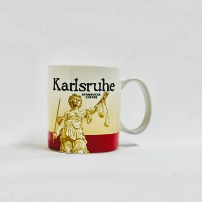 Starbucks NUEVO Karlsruhe Alemania Global Icon Collector City Series Taza 16oz CON Foto 1 de 3