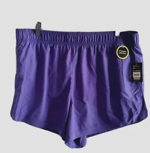 Athletic Works Women's Running Shorts XXL Purple 5" inseam Pockets New 5L46 - Picture 1 of 8
