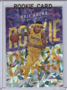 Tarjeta de novato KYLE KUZMA RARA $$ 2017/18 Prestige INSERTO DE CRISTAL LÁMINA RC Lakers!! - Imagen 1 de 2