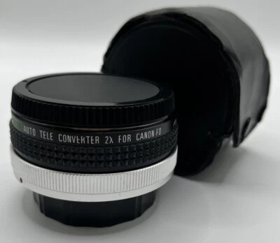 Kinoluxe 2x Multi-Coated Tele Converter for Canon FD Mount 35mm SLR + Case - Image 1 of 4