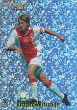 097 RICHARD WITSCHGE # NETHERLANDS AFC.AJAX METAL STICKER PANINI VOETBAL 98