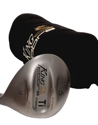 King Cobra Ti Titanium Oversize 18° Offset 5 Wood Autoclave Graphite Firm RH - Image 1 of 4