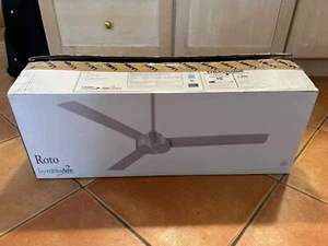 52" Minka Aire Roto Brushed Aluminum Ceiling Fan with Wall Control (NIB) - Picture 1 of 9