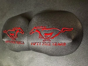 2015-2023 Mustang Strut Tower Covers (Pony 55 Years) Msg Me 4 Other Logo Colors - Picture 1 of 17