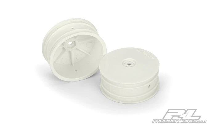 Pro-line Velocity 2.2" 4WD Hex Front White Wheels (2) for B44.1 PL2741-04 NEW T2 - Image 1 of 1