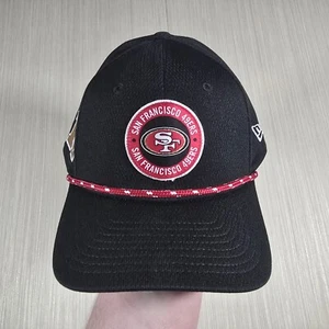 New Era San Francisco 49ers NFL Baseball Cap Mens OS Black Eyelets 6-Panel Hat - Picture 1 of 6