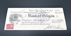 1899 BANK OF OREGON CERTIFICATE OF DEPOSIT--$1400  - L347