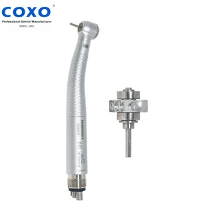 Turbina de aire dental de alta velocidad COXO pieza de mano 4 orificios LED CX207 generador spray H75 - Imagen 1 de 14