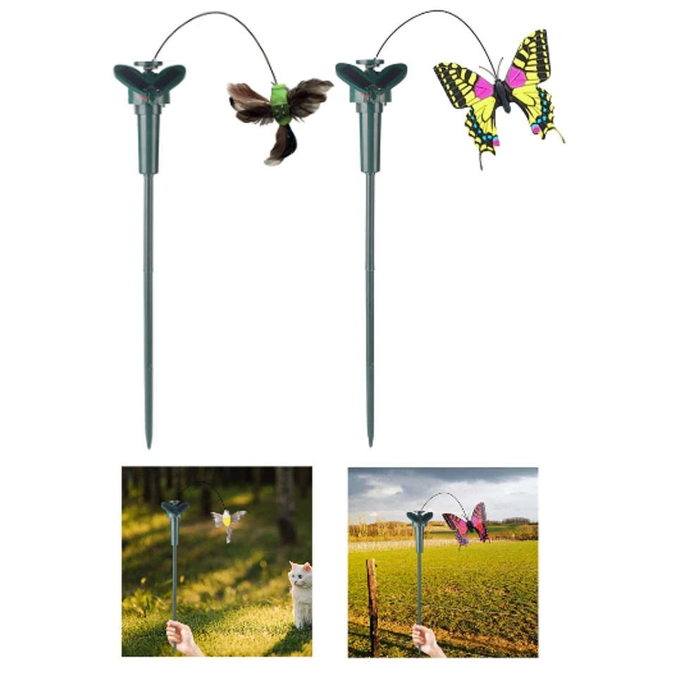 Animal Volador Jardín Estaca Animal Vuelo Simulación Rotación Automática Exterior Foto 1 de 1