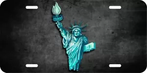 Statue Of Liberty New York America USA Aluminum Car Vanity Plate Tag LP797 - Picture 1 of 2