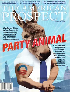 THE AMERICAN PROSPECT Magazine Sept. 2008 New Democratic Party - Barack Obama - Imagen 1 de 2