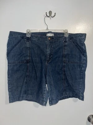 Pantalones Cortos de Jean para Mujer Christopher And Banks CJ Banks Azul Denim Talla 24 W Foto 1 de 4