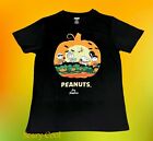 New Peanuts Charlie Brown It's The Great Pumpkin Black Mens Halloween T-Shirt