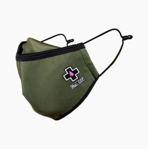 Máscara de tela verde reutilizable y lavable no médica Muc-Off grande - Imagen 1 de 1