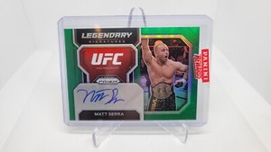 2023 Prizm UFC Matt Serra Green Legendary Signatures