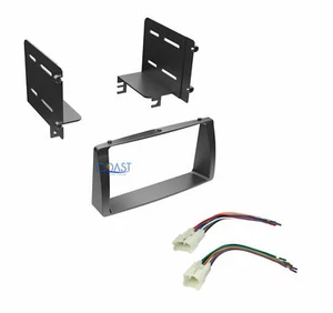 For 2003-2008 Toyota Corolla  Double DIN Car Radio Stereo Dash Kit Wire Harness  - Bild 1 von 2