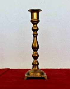 Candelabro vintage de latón (Japón, 7 5/8") - Imagen 1 de 7