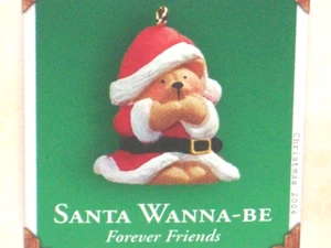 Hallmark 2004 Forever Friends - Santa Wanna-Be 1st - Miniature - NIB - Picture 1 of 9