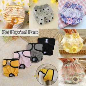 Pet Dog Puppy Diaper Pant Nappy Physiological Sanitary Panties Underwear Female~ - Picture 1 of 30