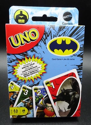 2024 Mattel UNO "BATMAN" Edition Card Game Celebrating 85 Yrs of the DARK KNIGHT - Image 1 of 4