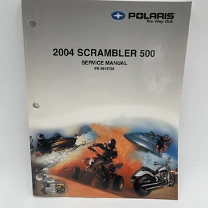 POLARIS 2004 Scrambler 500 ATV Service Manual and CD 9918756 - Picture 1 of 4