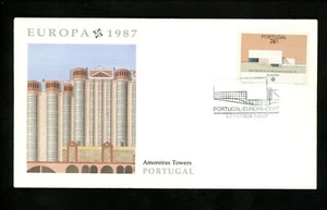 Postal History Portugal FDC #1702 Europa Modern Architecture building 1987 - Picture 1 of 2