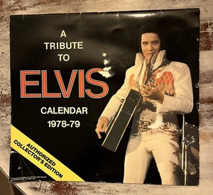Vintage A Tribute To Elvis Presley Calendar 1978-79 Collector’s Edition - Picture 1 of 5
