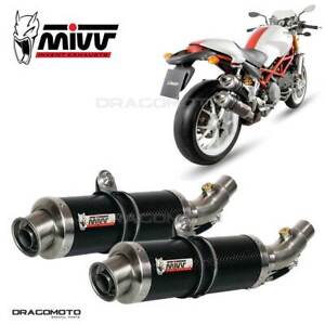 Exhaust MIVV DUCATI MONSTER S4Rs Gp 2006-2008 Carbon