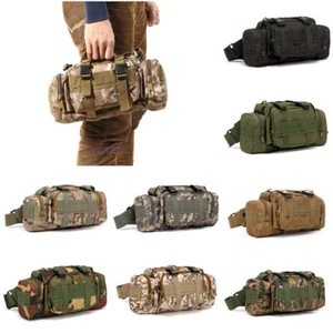 Nuevo Paquete Militar Táctico de Cintura Exterior Hombro Molle Campamento Senderismo Bolsa Bolso - Imagen 1 de 39