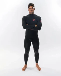 Rip Curl Flashbomb Fusion 3/2mm Zip-Free Wetsuit – BRAND NEW (Black) !!!LOOK!! - Picture 1 of 6