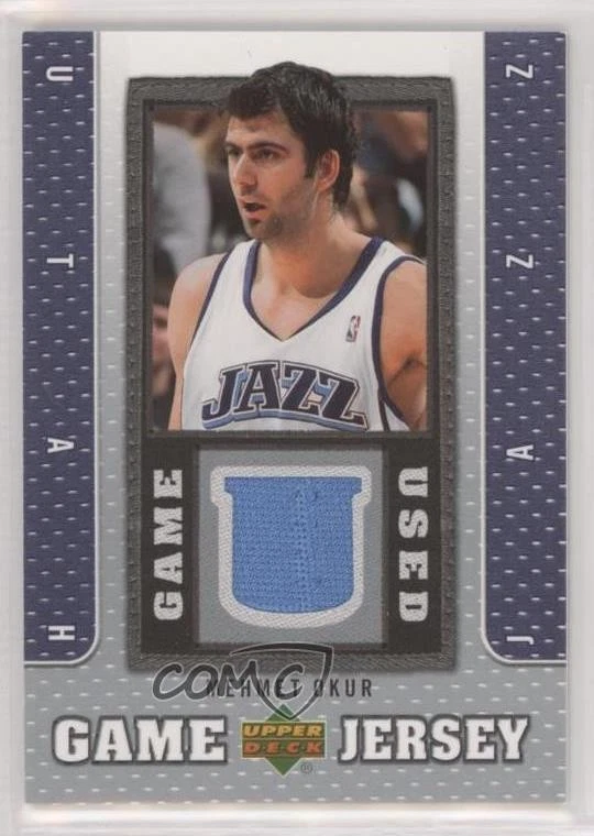 2007-08 Upper Deck Game Jersey Mehmet Okur #GJ-MO - Image 1 of 2