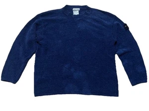 Stone Island Vintage 1992-1994 Original Große XXL Farbe Blau Strickpullover - Bild 1 von 5