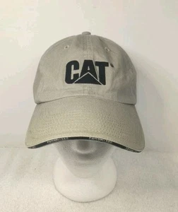 Cappello CAT Bruco Strapback Marrone Regolabile Cotone Ricamato - Foto 1 di 8