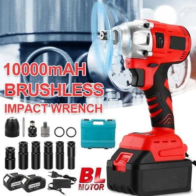 650Nm Akku Schlagschrauber Ratschen Akkuschrauber Bürstenloser für Makita - Bild 1 von 4